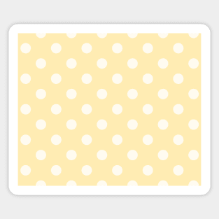 Polka Dots Yellow Sticker